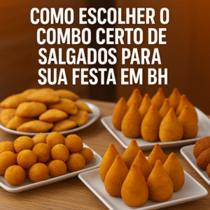 como escolher o combo certo de salgados para festa em BH